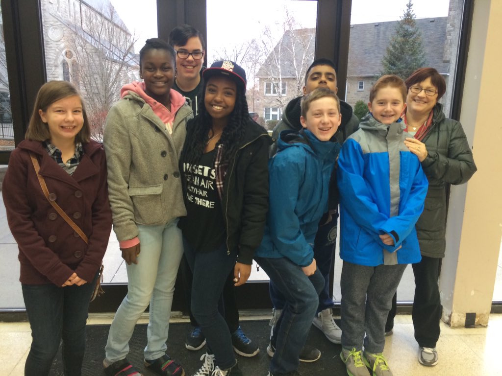 JanetDemaiter's tweet photo. Gr 9 leaders and Mrs. Cassidy   Off to Future Aces conference in Barrie. #NCCschool #ALCDSB https://t.co/zL3s1NZpYt