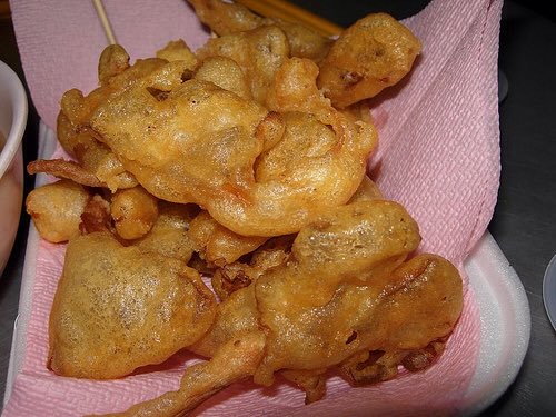 1tallmidget's tweet photo. Well my deep fried mushrooms look like a Chinese abortion. #IllTryAgain https://t.co/JZXAQeFoeu