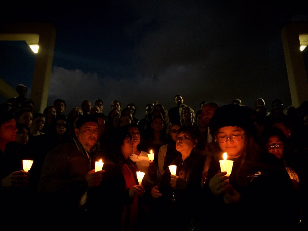 Photospice's tweet photo. A memorial was held for Nohemi Gonzalez the #CSULB student killed in #Parisattack https://t.co/qnoHSqCZ56 @latimes https://t.co/icFi4fA1s2