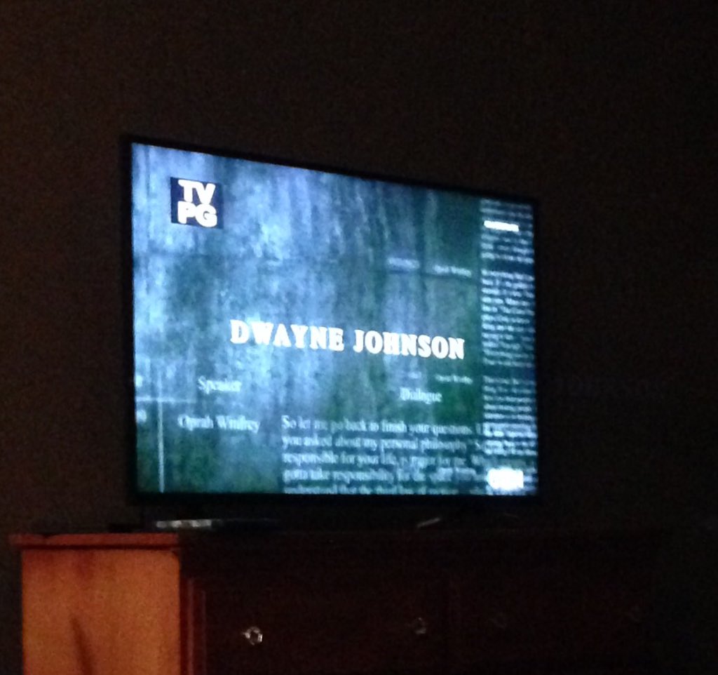 jmance4's tweet photo. Everyone needs to watch Dwayne Johnson's @TheRock episode of #masterclass on OWN. By far my favorite!!! https://t.co/1iyspRecSW