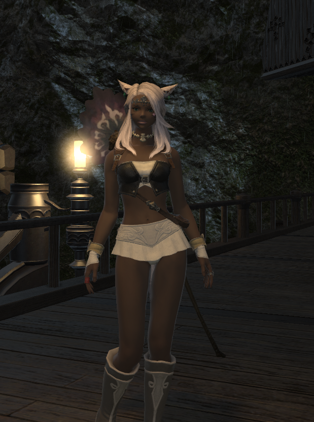 Miniskirt of the Healer. This is a sacred whitemage miniskirt you get from a quest!