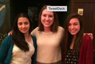 UChicagoPiPhi's tweet photo. Happy #WingsWednesday from Caitlin and her littles #PPLAM #ILKappa https://t.co/S3JF16bmww