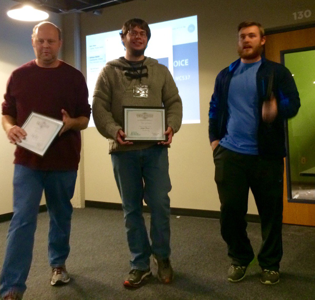 superdumb's tweet photo. Congratulations Pandandy! Judges' Choice Startup Weekend Wichita #swict https://t.co/8N3nymmMmB