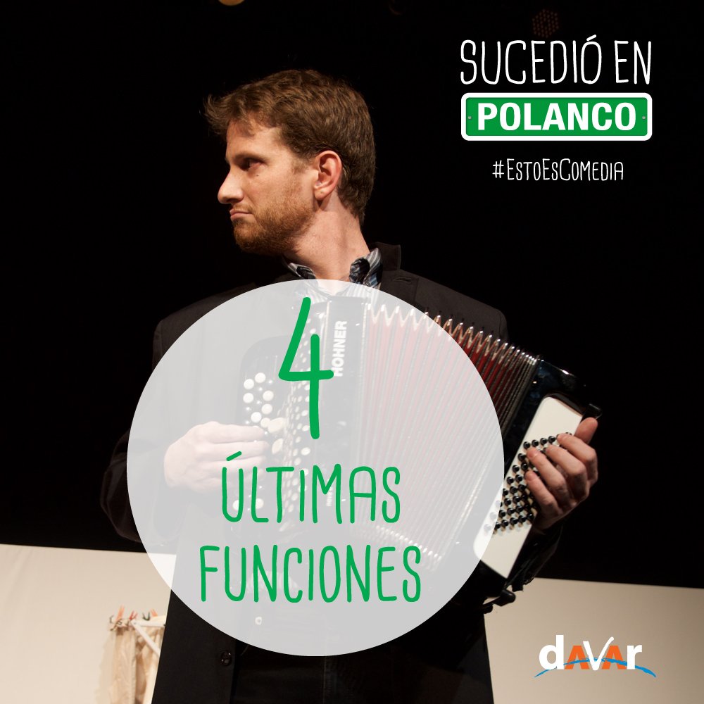 DavarMx's tweet photo. Ya se acaban los #juevesDeComedia en @ForoShakespeare y tu postergando los placeres por trabajo. #SucedióEnPolanco https://t.co/SrkBSFDtzT