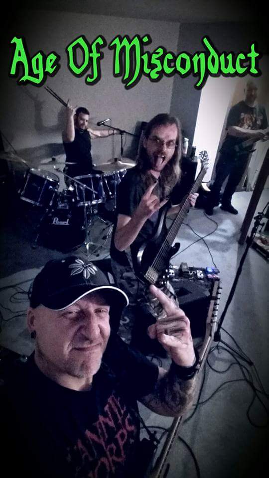 ageofmisconduct's tweet image. Killer AGE OF MISCONDUCT Rehearsal tonight!
Jam was REAL Tight!...got another Track written!....life's GOOD! \M/