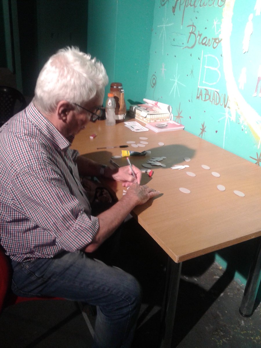 pataparicio's tweet photo. @juancarlospallarols junto a La celebración de la diferencia by #labladousse #arteinclusion @bienaldiscar @CCKonex https://t.co/nKoULjpWQw