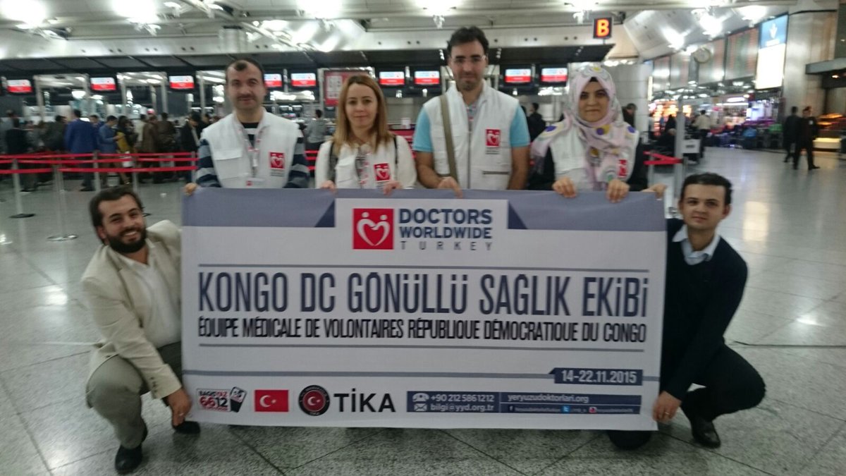 Çok uzakta paylaşılmaya hazır hayatlar var. Kongo DC gönüllü sağlık ekibimiz yola çıktı. #Paylaşmakİyileştirir
