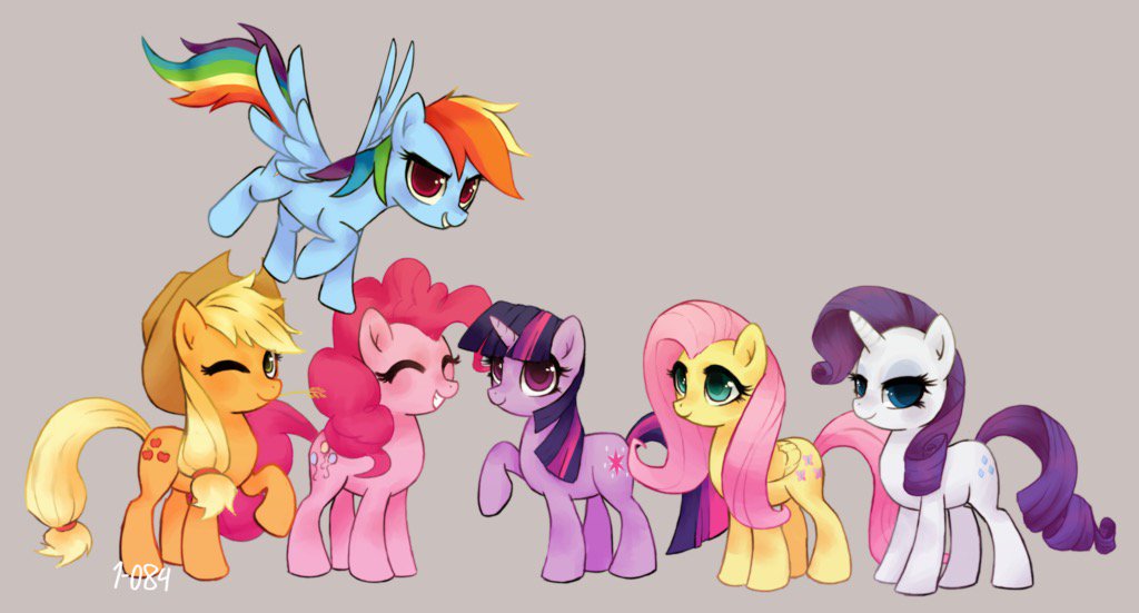 EverfreePony's tweet photo. Look at the Ponies! #MLP#Brony #FanArt https://t.co/bakiWNgtHI