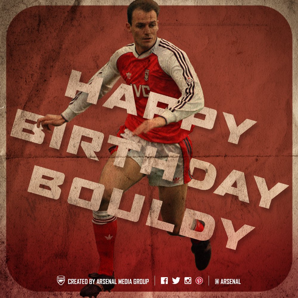 Happy Birthday buat legenda sekaligus assistant manager Arsenal, Steve Bould yg hari ini usianya genap 53thn 