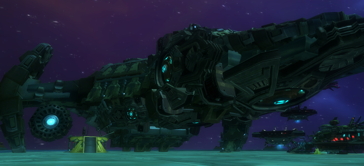 Zynthex89's tweet photo. Almost built my custom spaceship! Fully built, 3 levels and cockpit, just needs decorating! @WildStar @WildStarRP https://t.co/JoXhfwTQQo