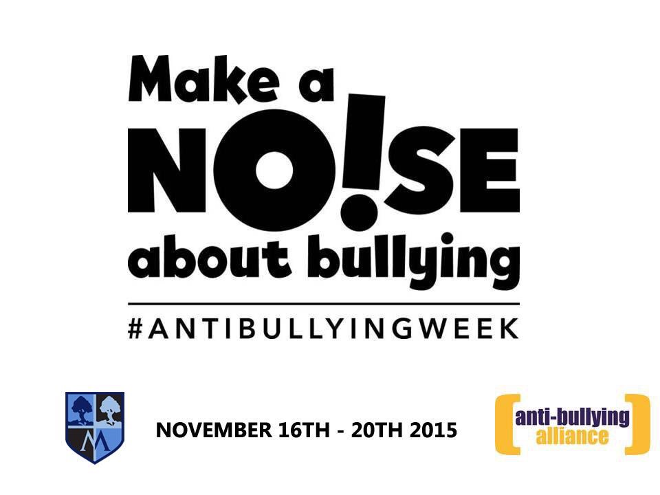 lucianaberger's tweet photo. It is #AntiBullyingWeek - too many suffer #mentalhealth problems due to bullying, let's #makeanoise https://t.co/MHLPjYREdm