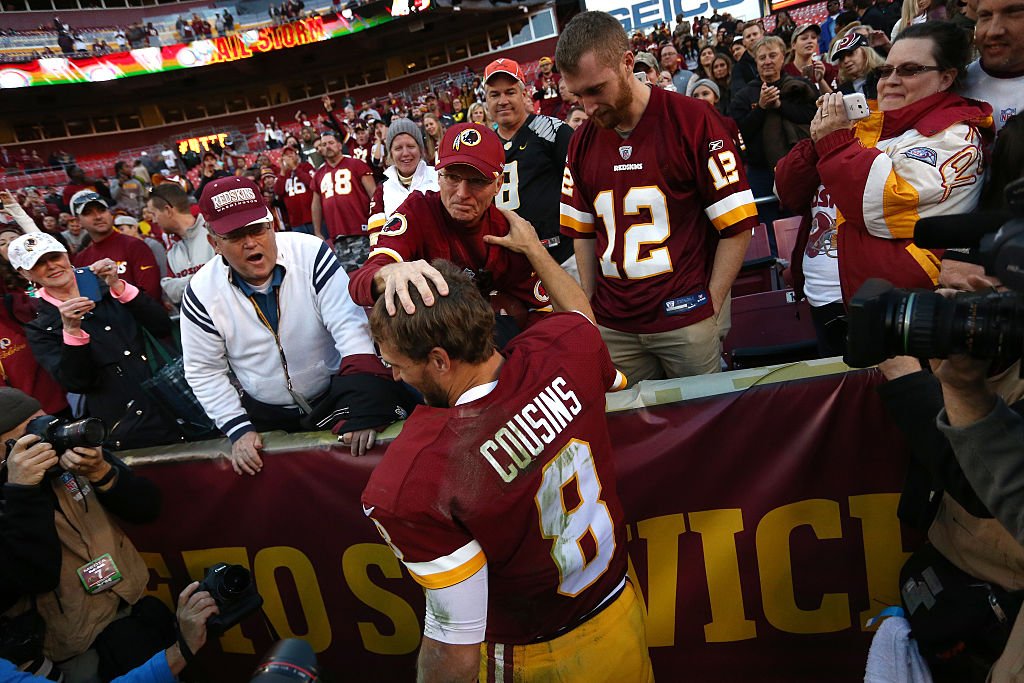 espn's tweet photo. ICMYI: Recently treated for cancer, Kirk Cousins' dad got a big gift from his son on Sunday https://t.co/0Uj4QfLsrR https://t.co/axjdLLVRQP