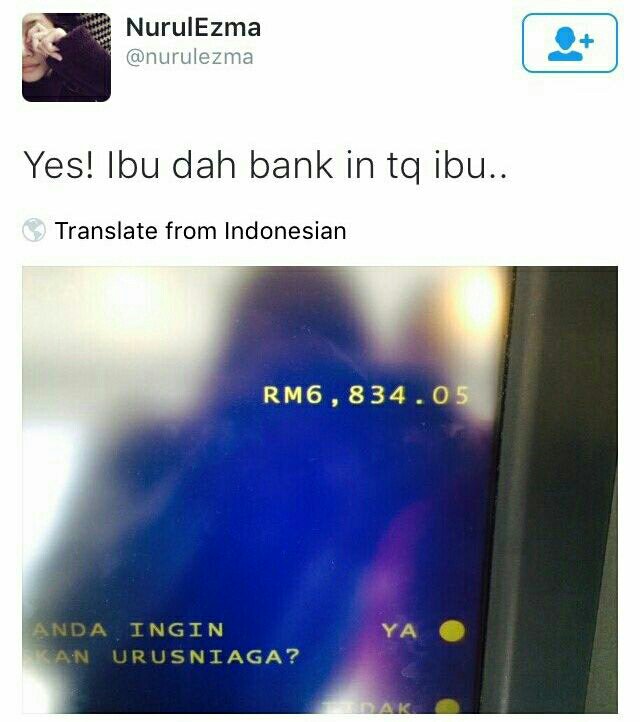 Oh Media On Twitter Memang Hobi Budak Ni Tunjuk Kat Dunia Baki Duit Dalam Akaun Rupanya Orang Kaya Macam Adik Tak Takut Kena Rompak Ke Https T Co Rwowbjhbey Twitter
