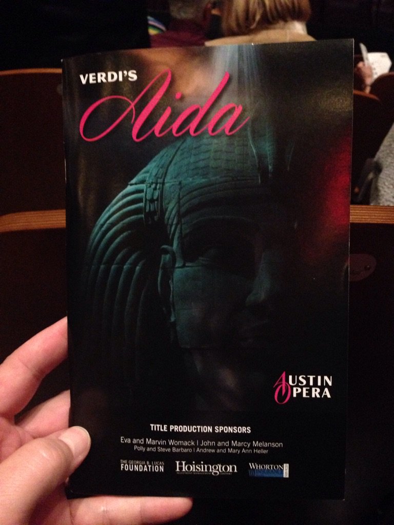 GeofSloanSr's tweet photo. @longcenter @AustinOpera #Aida2015 was fabulous today. Spectacular set, incredi.... https://t.co/UK1DhQrwV2 https://t.co/UN54ZIvYNG