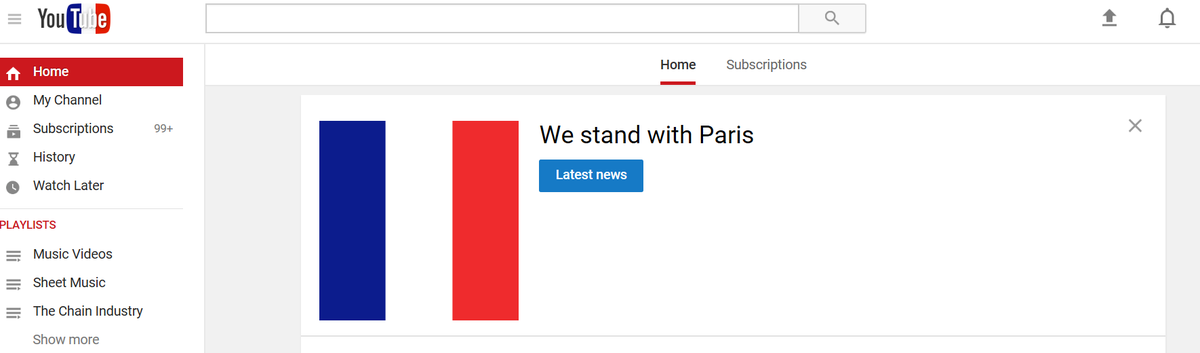 Does YouTube stand with Lebanon, Turkey, Nigeria, Yemen, Syria, Iraq, Gaza, etc. when civilians are massacred there?