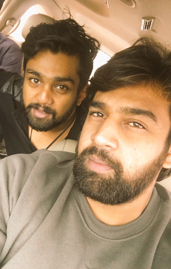chirusarja's tweet photo. @DhruvaSarja been travelling 4m past 2hours to go to my uncles(Arjun Sarja) new film Pooja, traffic jam everywhere!! https://t.co/Gykr3ZfvBk