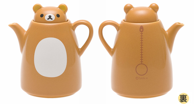 リラックマのしょうゆさし、シルエットがかわいらしいんです。 ごはん