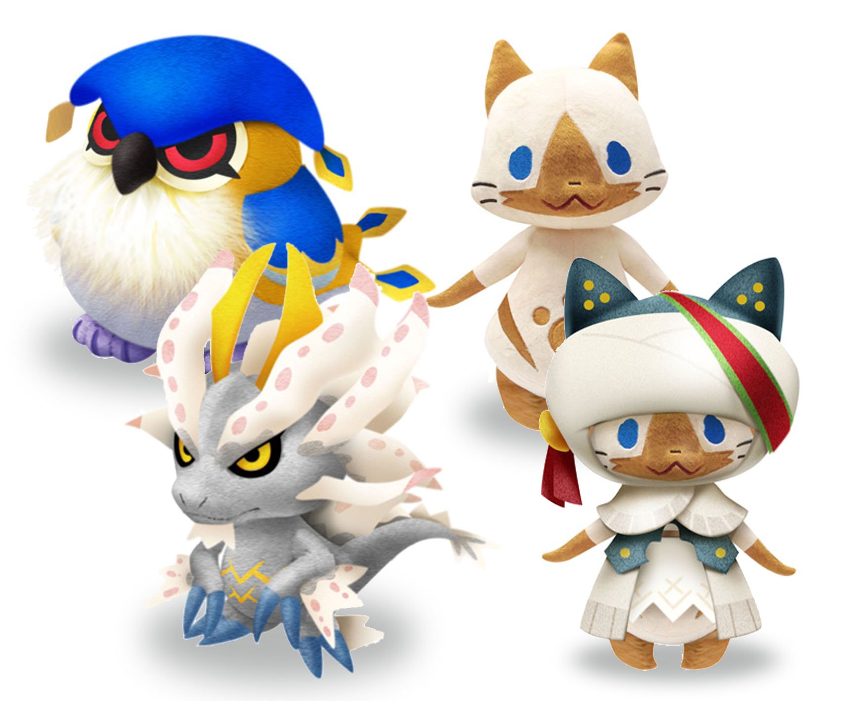 イーカプコン 新商品 モンスターハンタークロス モンスターぬいぐるみ 第2弾が予約受付中 ホロロホルル アマツマガツチ アイルー ベルダーネコシリーズ装備のオトモアイルーの4種が登場です 師匠 T Co Z2kn2wu4dt T Co