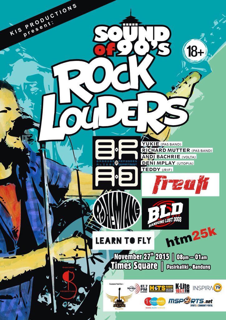 dabenc's tweet photo. our 2nd pre-event #soundof90s be here... @BdgLOSTDOGS @learntoflyband @welcomeBRAD @Freakband @hardrockfmbdg https://t.co/eDCFzLhmR1