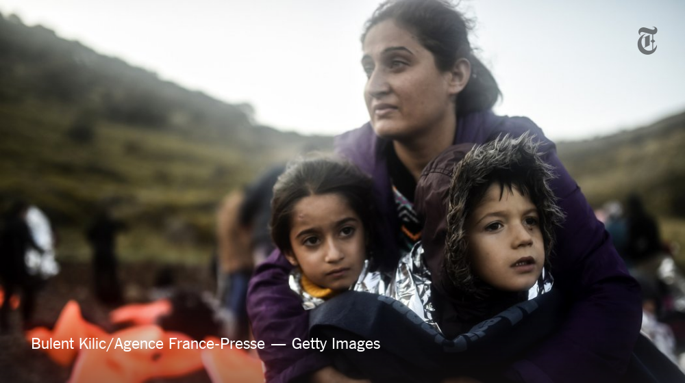 nytimes's tweet photo. After Paris attacks, talks about migrants in Europe have shifted to security over compassion https://t.co/fxG3FsPa1Y https://t.co/U7g6jyxnQt