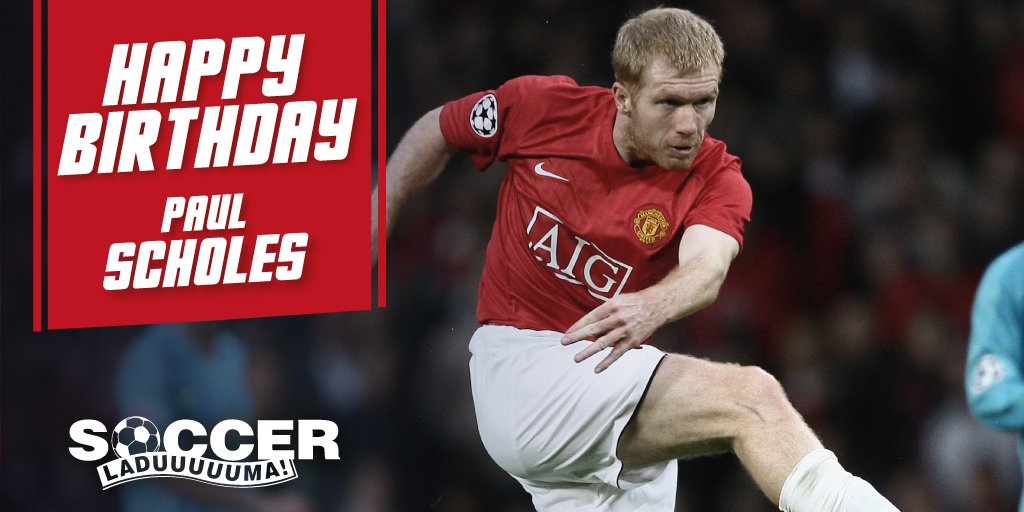 Happy Birthday to legend, Paul Scholes! 