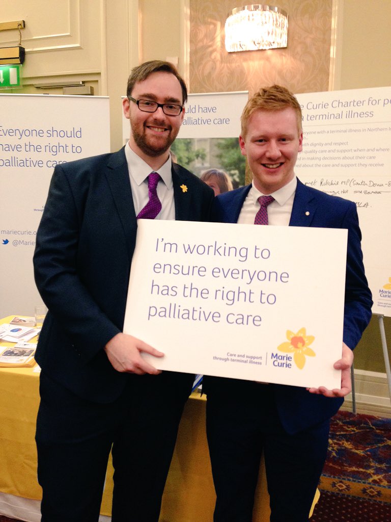 MarieCurieNI's tweet photo. Nice to meet @VOICE4CHANGE16 at #SDLP15 at the weekend https://t.co/1VHY5LqInz