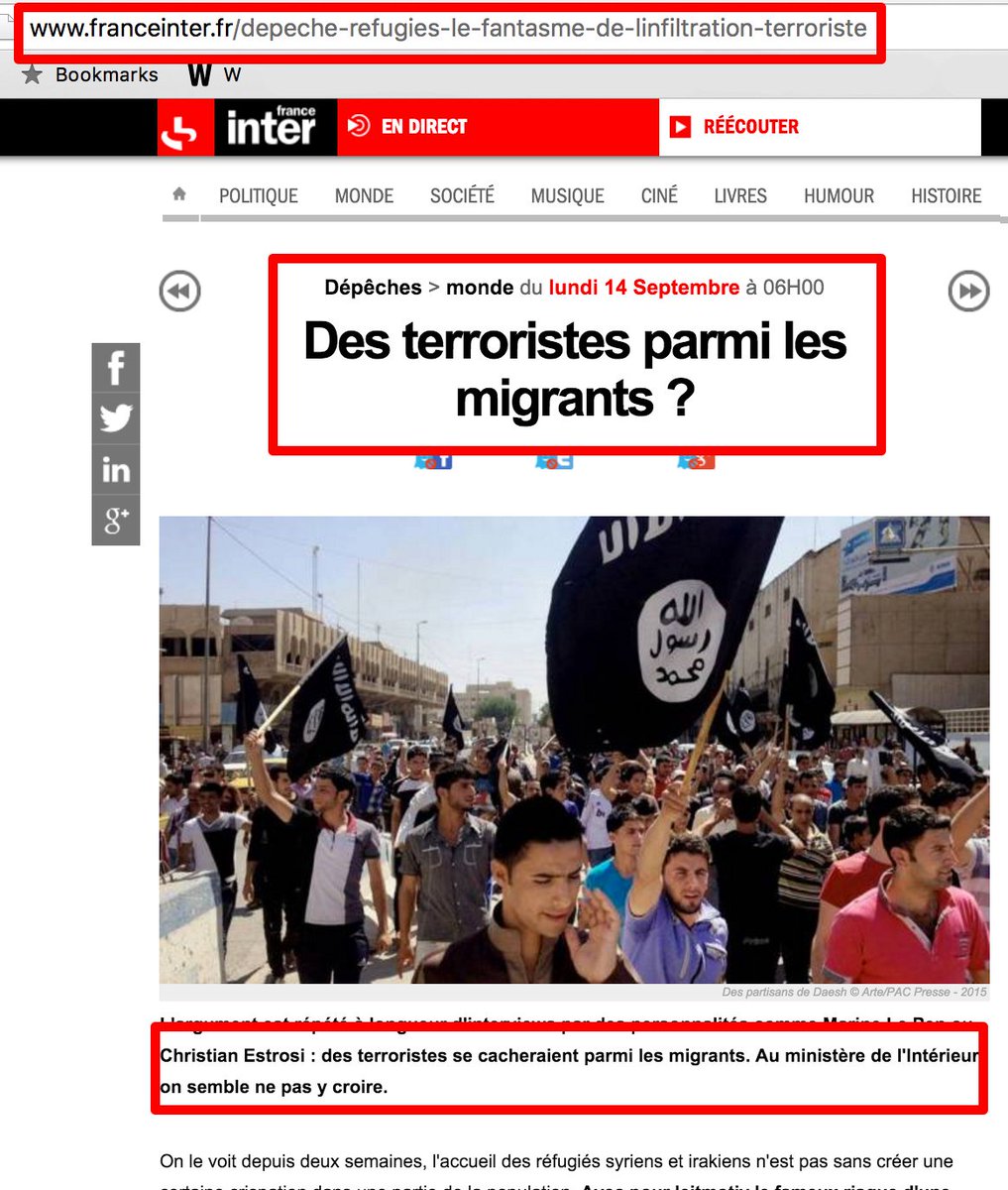 cestrosi's tweet photo. Mais je veux dénoncer ici maquillage réalisé par @franceinter sur un article qui donne tort à ses journalistes https://t.co/PvkEVAe20j