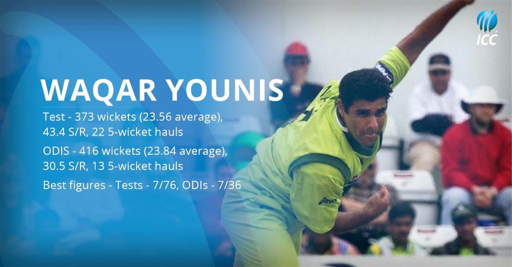Happy Birthday to the king of yorker, Waqar Younis. 