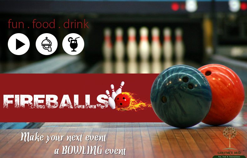 GourmetHub's tweet photo. When it comes to fun with family, #bowling is event that comes in your mind. #Fireballs opening soon at #GourmetHub. https://t.co/zSwGn3jX6r