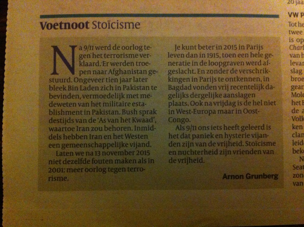 sofiesmeets's tweet photo. Dat geeft te denken @arnonyy niet reageren vanuit angst maar stoïsch en nuchter @RUReflects https://t.co/UdQescufv5