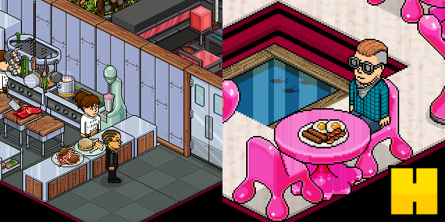 Habbo_Staff's tweet image. In deze bundel vind je twee exclusieve ontbijt buffet-meubi! Bekijk het op: bit.ly/1RMzDGW #CosyKitchen