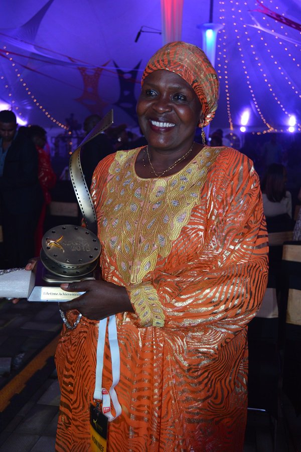 kenyafilmcomm's tweet photo. Legendary #MamaKayai ecstatic! Congratulations to this lifetime Achiever! @KalashaKenya https://t.co/DdA7l66Xsu