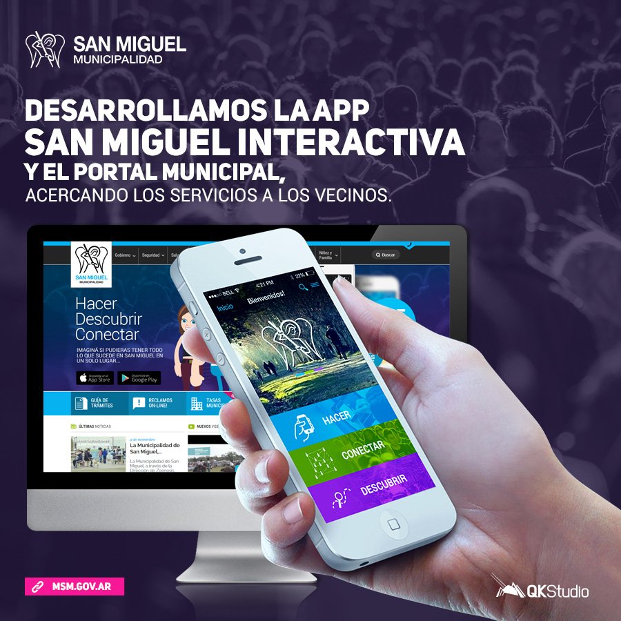 qkstudio's tweet photo. Desarrollamos junto a @GestionMSM la #app #SMInteractiva para acercar al ciudadano https://t.co/PiruJ2QZsh https://t.co/LWgzvdxltx