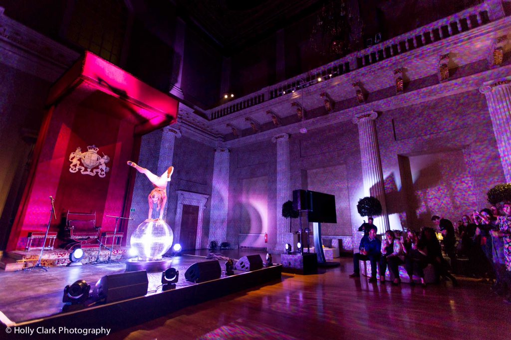 SternbergClarke's tweet photo. We love 😍 love 😍 love this photo from @hcphotographic of Sphere Contortion at @HRP_Events #BHstreetparty #eventprofs https://t.co/gc6aZltrzP