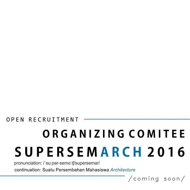 HMAUII's tweet photo. COMINGSOON! salahsatu proker himpunan yaitu SUatu PERSEMbahan ARCHitecture, dimana kalian yang akan jadi panitianya. https://t.co/slseRgMBhM