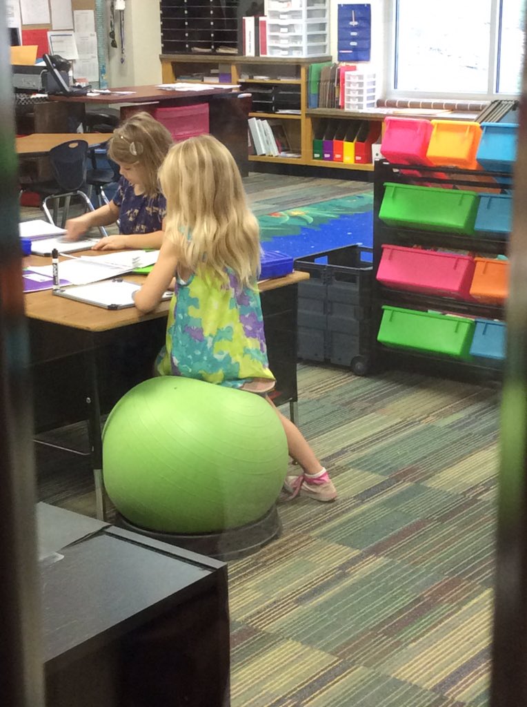 CCEBehavior's tweet photo. This week: 5 days of thinking outside of the box "seating" in the classroom! Day 1 https://t.co/J6MEhSIg98
