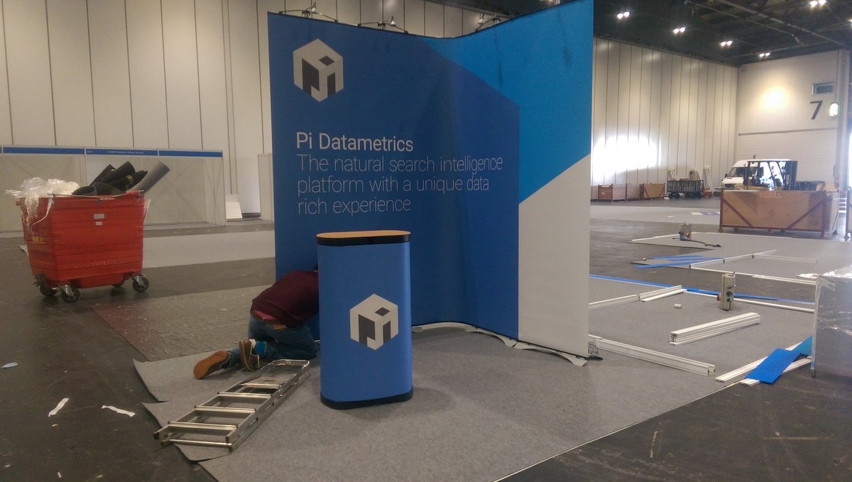 PiDatametrics's tweet photo. Winners! First to put up our stand at the @DMSLDN - see you there! https://t.co/7WfVHtY7X9