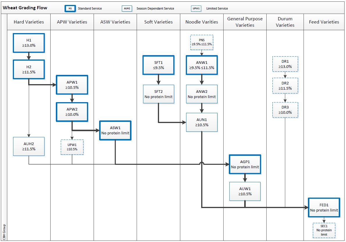 Flow Chart Of Wheat