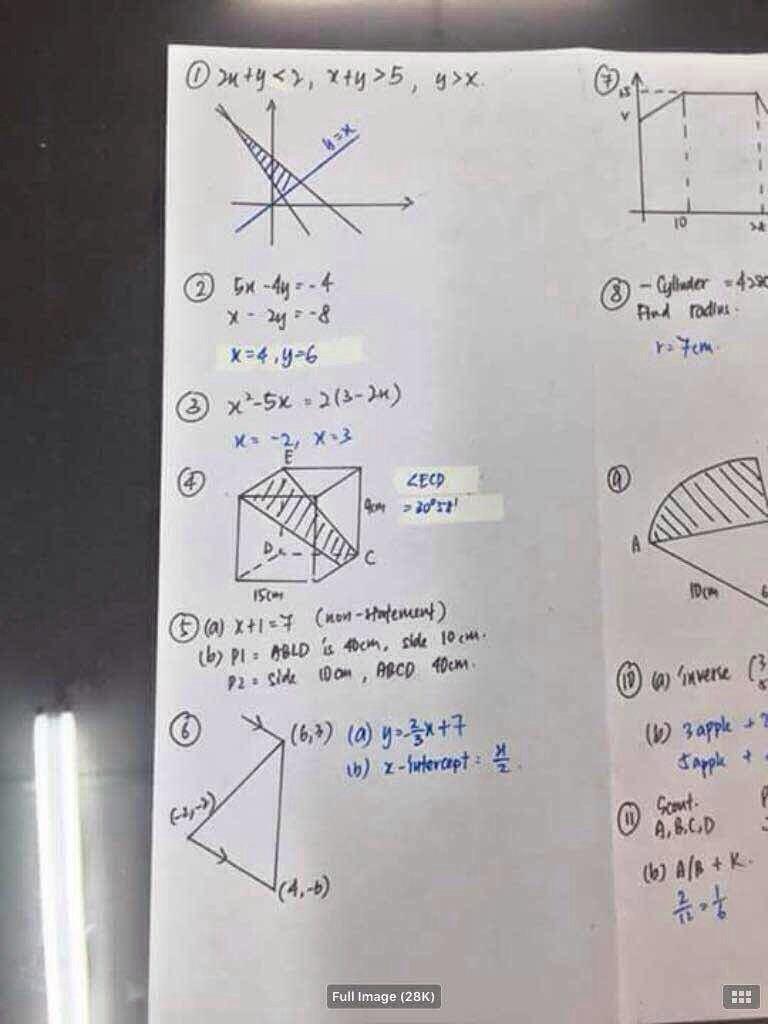BatrisyiaMahroz's tweet photo. Answer for ppr two math #spm2015 #spm2015math https://t.co/Ykn7E6zK5L