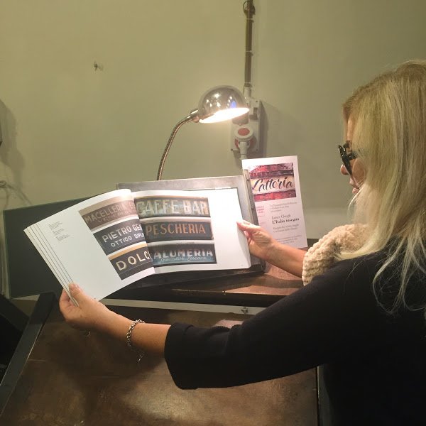 LazyDogPress's tweet photo. Some other pics about last Saturday in Milan @FratelliBonvini w/ #JamesClough - #signsofitaly #italiainsegna #type https://t.co/I2YZvT9e6K