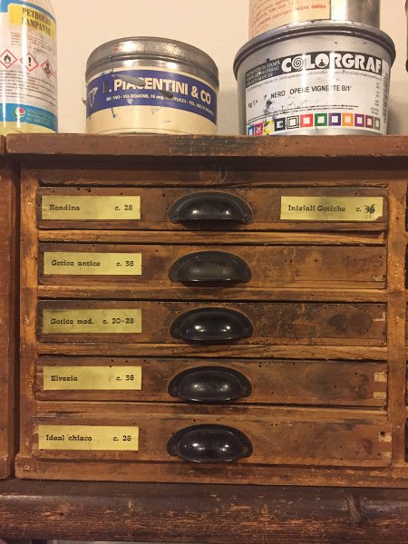 LazyDogPress's tweet photo. Some other pics about last Saturday in Milan @FratelliBonvini w/ #JamesClough - #signsofitaly #italiainsegna #type https://t.co/I2YZvT9e6K
