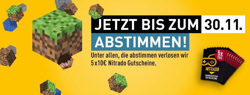 w_jahr's tweet photo. Jetzt bis zum 30.11. abstimmen und gewinnen: https://t.co/OB7lqdRfsj @DebitorLP @ulrich1000 @BMBF_Bund #Minecraft https://t.co/2m06pbBkvZ