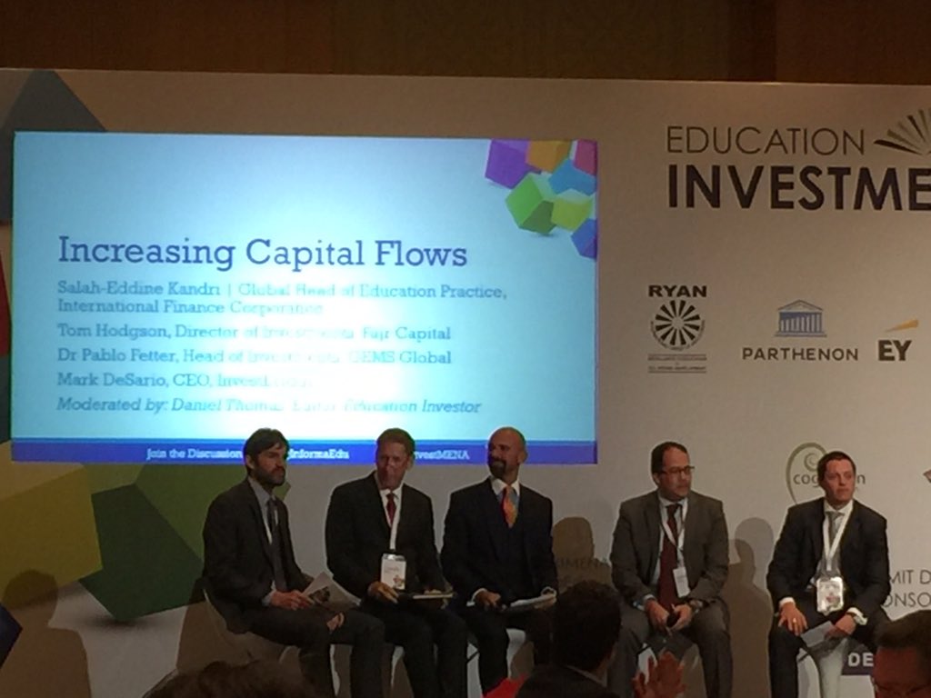 ZahraLaw's tweet photo. Listening to Dr. Pablo Fetter about his jump from engineering to private equity #EdDXB #gems #EdInvestMENA https://t.co/59FmYLSzsL