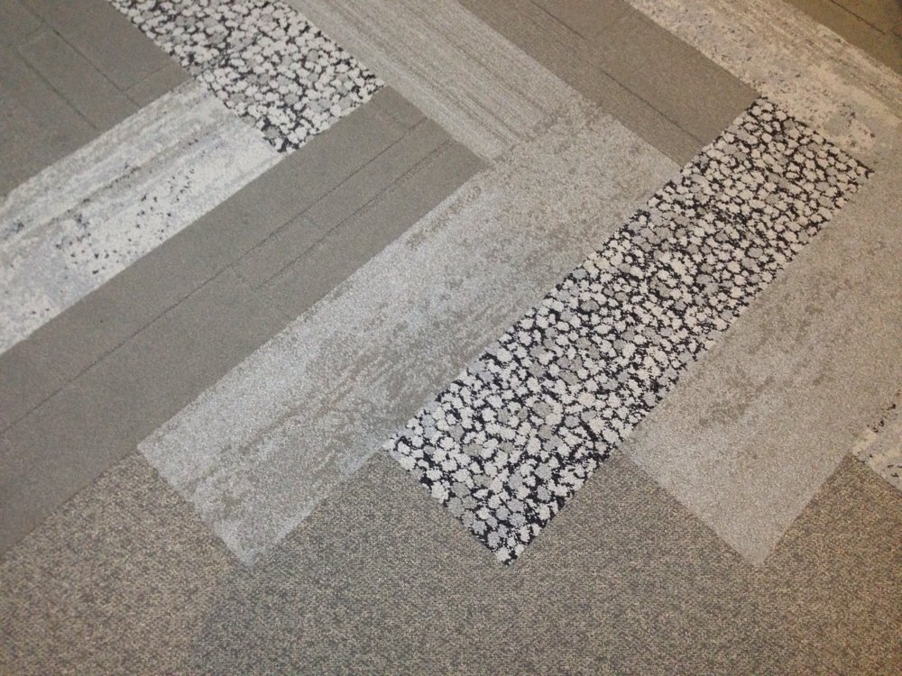 Texture combinations create detail in an interior #carpet #design #interior