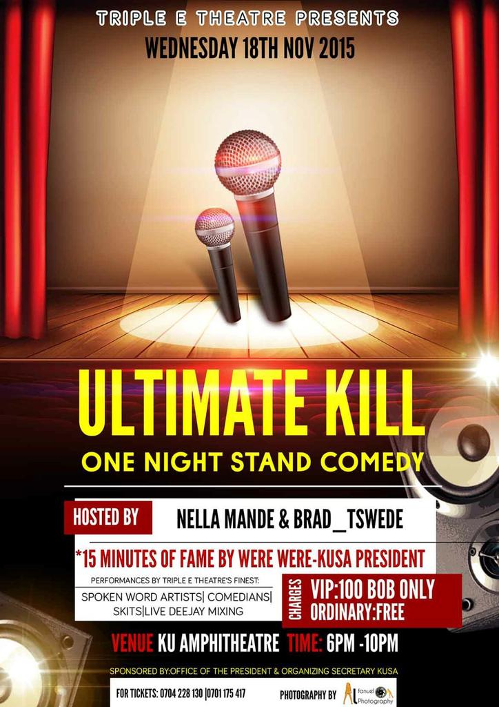 brad_tswede's tweet photo. Talking about #UltimateKill #OneNightStandComedy with @ThatGuyChaxy @KU999FM on the #KUFMDRIVE 
4pm-7pm https://t.co/3HXdCKJ3MP