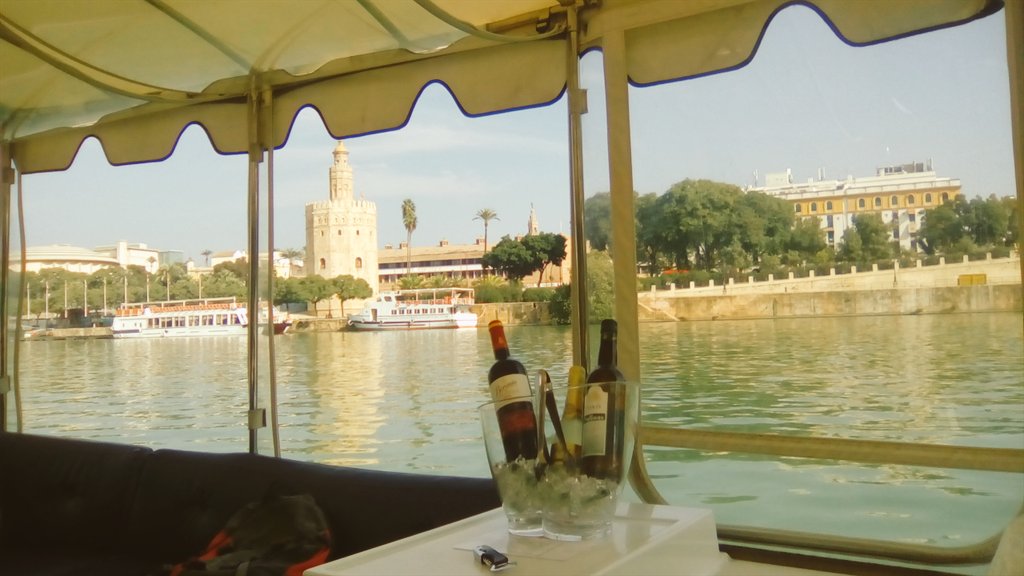 ReallyDiscover's tweet photo. From the electric #boat of @guadaluxe The perfect complement to our walking tour https://t.co/yzp1sEwAF8 #seville https://t.co/faMAroQM9A