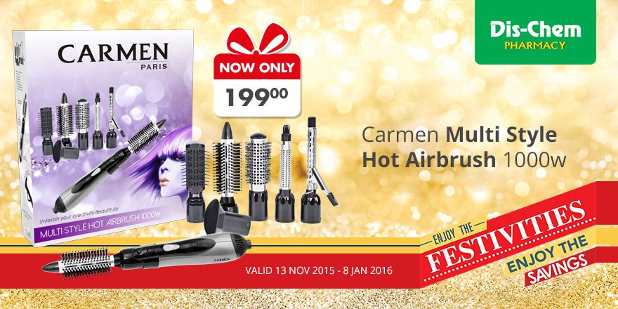 carmen multistyle hot air brush