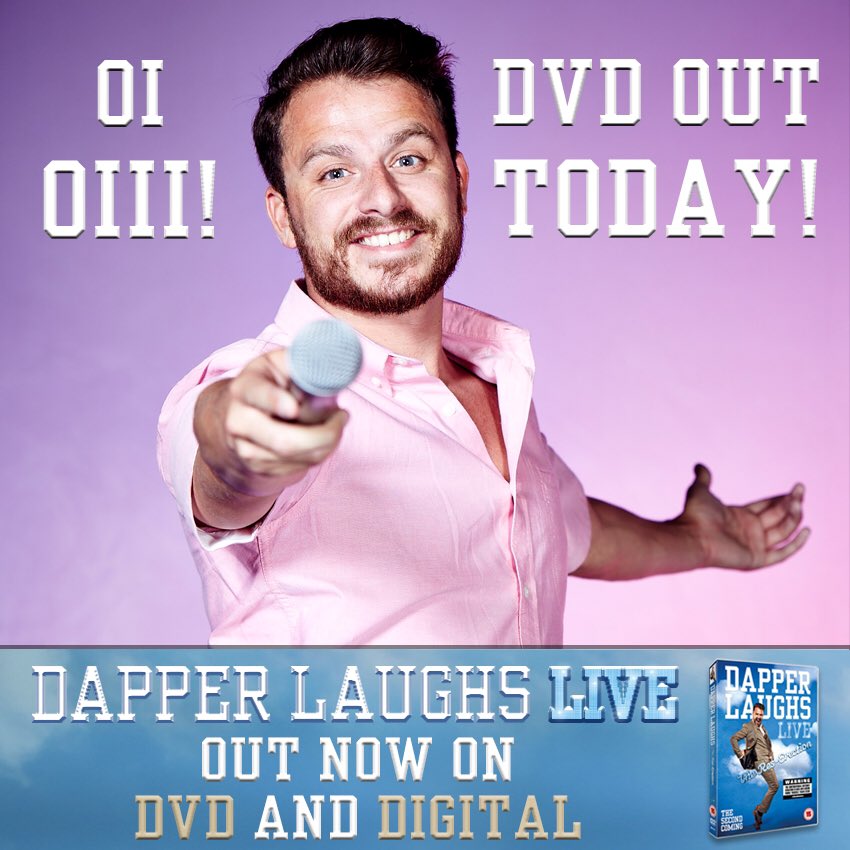 dapperlaughs's tweet photo. After a year of pure drama THIS BAD BOY IS OUT! Today is a good day! Grab it on amazon/iTunes if you fancy a giggle! https://t.co/NuF78wXNgu
