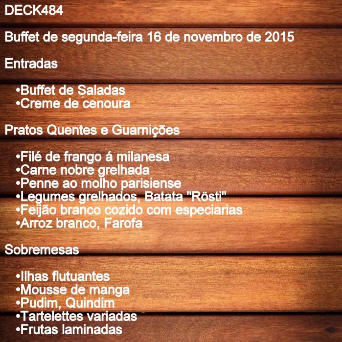 deck484's tweet photo. Do chefe Mardonio pro almoço desta segunda-feira:
Filé de frango á milanesa e/ou
Carne nobre grelhada. Confere! https://t.co/IpjtlM9KT6