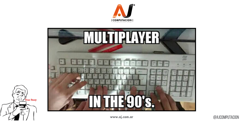 ajcomputacion's tweet photo. El concepto de "Multijugador" en #los90 😜 #BuenLunes #LunesDeGanarSegidores #Tecnologia https://t.co/SpPeXNe3i2